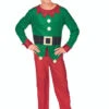 Northlight 40" Red And Green Men's Elf Costume With A Christmas Santa Hat - Standard Size -Northlight Christmas 08 56795.1605061095