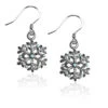 Whimsical Gifts Snowflake Charm Earrings | Silver Or Gold Finish | Handmade In USA -Northlight Christmas 2793S ER 2 16056.1663249408.386.513