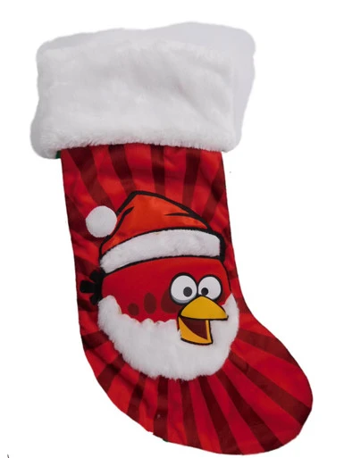 Kurt Adler Red Angry Birds Christmas Stocking 3 Kurt Adler Red Angry Birds Christmas Stocking