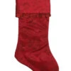 Red Glitter Satin Snowflake Christmas Holiday Stocking With Ruffle 1 Red Glitter Satin Snowflake Christmas Holiday Stocking With Ruffle -Northlight Christmas 2redsnowflakeglitterstocking 95851.1640968327.386.513