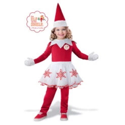 The Elf On The Shelf Toddler Girl Elf Christmas Costume - Large