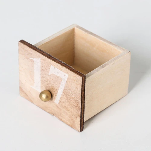 BRUBAKER Reusable Wooden Advent Calendar To Fill - White Locomotive With 24 Doors - DIY Christmas Calendar 18.11 X 3.74 X 4.21 Inches 6 BRUBAKER Reusable Wooden Advent Calendar To Fill - White Locomotive With 24 Doors - DIY Christmas Calendar 18.11 X 3.74 X 4.21 Inches - Image 4