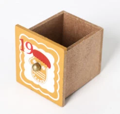 BRUBAKER Reusable Wooden Advent Calendar To Fill - Gingerbread House With LED Lighting - DIY Christmas Calendar 10.31 X 17.72 X 2.17 Inches -Northlight Christmas AdventCalendar PETZ171446 4251219616681.3000.004 83696.1633721507