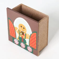 BRUBAKER Reusable Wooden Advent Calendar To Fill - Gingerbread House With LED Lighting - DIY Christmas Calendar 10.31 X 17.72 X 2.17 Inches -Northlight Christmas AdventCalendar PETZ171446 4251219616681.3000.005 33473.1633721508