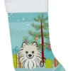 Christmas Tree And Pomeranian Christmas Stocking BB1579CS -Northlight Christmas BB1579CS 20892.1640543654