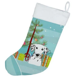 Christmas Tree And Dalmatian Christmas Stocking BB1582CS -Northlight Christmas BB1582CS2 10390.1602682202