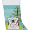 Christmas Tree And White English Bulldog Christmas Stocking BB1592CS -Northlight Christmas BB1592CS 70659.1640534551