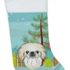 Christmas Tree And Pekingese Christmas Stocking BB1593CS -Northlight Christmas BB1593CS 12668.1640544250