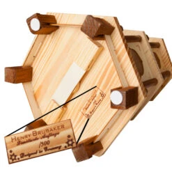 BRUBAKER Wooden Christmas Pyramid - 18 Inches - 3 Tier Carousel - Nativity Play - Designed In Germany -Northlight Christmas Pyramid 4043.00 brown 4260211297620.1500.004 93411.1633637441