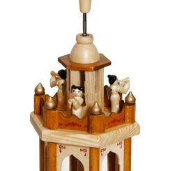 BRUBAKER Christmas Pyramid - 24 Inches - 4 Tier Carousel With 6 Candle Holders And Hand Painted Figurines - Designed In Germany 13 BRUBAKER Christmas Pyramid - 24 Inches - 4 Tier Carousel With 6 Candle Holders And Hand Painted Figurines - Designed In Germany -Northlight Christmas Pyramid 60er brown 4260245647514.1600.002 88119.1633636829