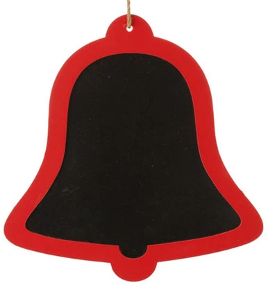 13.5" Black And Red Country Rustic Bell Shaped Christmas Ornament 3 13.5" Black And Red Country Rustic Bell Shaped Christmas Ornament