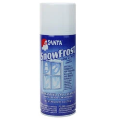 Santa Winter White Snowfrost Christmas Artificial Snow Spray For Glass- 9 Ounces