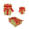 Northlight Lighted Snowflake Gift Box Outdoor Christmas Decoration - 13" - Gold - Set Of 3 -Northlight Christmas d6ljbusz1w3c7ci2ldn4scll5dthlo1p 71887.1588402937