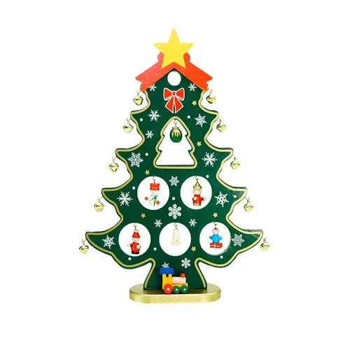 Northlight Christmas Tree Cut-Out With Miniature Ornaments Decoration - 11.25" 3 Northlight Christmas Tree Cut-Out With Miniature Ornaments Decoration - 11.25"