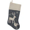 Northlight 20" Burlap Christmas Stocking With Gray Felt Animal Stencil Design And Burlap Cuff -Northlight Christmas dyno 1198142 2 1 71982.1588370944