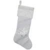 Northlight 20" White Christmas Stocking With Silver Sequin Snowflake 1 Northlight 20" White Christmas Stocking With Silver Sequin Snowflake -Northlight Christmas dyno 1207887 2 updated 66725.1665610746