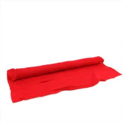 Northlight 96" X 36" Red Artificial Powder Snow Christmas Drape Cover