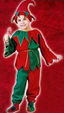 Fun World Red And Green Elf Plush Unisex Child Christmas Costume - Large -Northlight Christmas fun world 7561 large 1 83927.1719870860