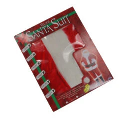 Fun World Red And White Plush Velour Santa Claus Women Christmas Costume Suit - Standard Size -Northlight Christmas funworld 7509 same20as207519 1 09772.1588870234