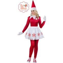 Fun World The Elf On The Shelf Woman's Christmas Costume - Medium