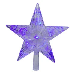 9.5" Lighted Color Changing 5 Point Star Tree Topper - White And Blue LED Lights 9 9.5" Lighted Color Changing 5 Point Star Tree Topper - White And Blue LED Lights -Northlight Christmas hofert 1980b 91695.1588406382