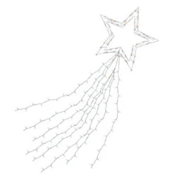 Northlight Lighted Shooting Star Outdoor Christmas Decoration - 22' - Clear Lights