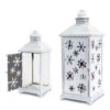 Set Of 2 Large White Cut-Out Snowflake All-Weather Iron And Glass Christmas Candle Lanterns 1 Set Of 2 Large White Cut-Out Snowflake All-Weather Iron And Glass Christmas Candle Lanterns -Northlight Christmas hv9rmbokwspogzf3441ecufmutdtrupy 09007.1588870310