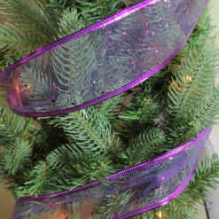 Northlight Shimmering Purple Wired Christmas Craft Ribbon 2.5" X 10 Yards -Northlight Christmas jc97lnj0io27rugbowr7q4yxv41jxapi 45221.1663860831