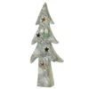 LED Lighted Glitter Artificial Christmas Tree Decoration - 30" - White And Green 2 LED Lighted Glitter Artificial Christmas Tree Decoration - 30" - White And Green -Northlight Christmas knoirxntxq5joxtbitcnvcgaysuv6uja 13641.1588415406