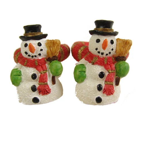 288 White And Orange Friendly Snowman Christmas Taper Candle Rings 1.25" 3 288 White And Orange Friendly Snowman Christmas Taper Candle Rings 1.25"