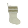 Northlight 21" Ivory And Sage Green Rustic Christmas Stocking With Beaded Ruffled Cuff 1 Northlight 21" Ivory And Sage Green Rustic Christmas Stocking With Beaded Ruffled Cuff -Northlight Christmas mfqbkmsze3vbl4xkgwsidxbtsemmqxkf 54449.1588359051