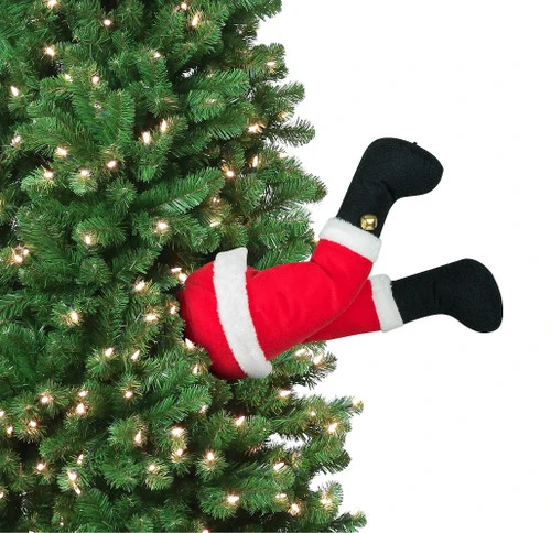 Mr. Christmas Animated Kicking Santa Christmas Tree Decoration 4 Mr. Christmas Animated Kicking Santa Christmas Tree Decoration - Image 2