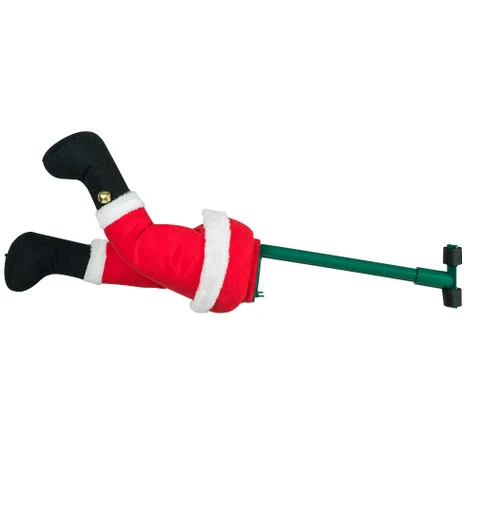 Mr. Christmas Animated Kicking Santa Christmas Tree Decoration 3 Mr. Christmas Animated Kicking Santa Christmas Tree Decoration