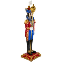 Northlight Regal Commercial Christmas Nutcracker Soldier With Scepter - 6.5' - Red And Blue -Northlight Christmas northlight f95187 03 65270.1701883387