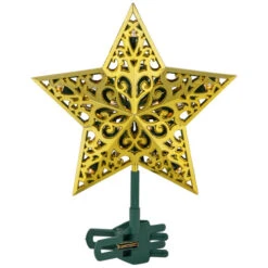 LED Lighted Star Christmas Tree Topper - 9.5" - Gold 9 LED Lighted Star Christmas Tree Topper - 9.5" - Gold -Northlight Christmas northlight ha96424 01 68009.1722387424