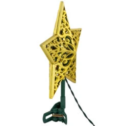 LED Lighted Star Christmas Tree Topper - 9.5" - Gold 10 LED Lighted Star Christmas Tree Topper - 9.5" - Gold -Northlight Christmas northlight ha96424 02 59557.1722387427