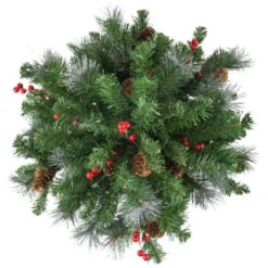 Northlight Pre-Lit LED Frosted Pinecones And Berries Christmas Urn Filler Garden Stake - 20" -Northlight Christmas northlight northlight20z99344 02 26080.1709925920