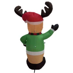 Northlight Lighted Inflatable Reindeer Outdoor Christmas Decoration - 4.25' -Northlight Christmas northlight rp96513 04 21009.1726279109