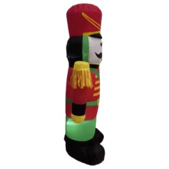 Northlight LED Lighted Inflatable Soldier Nutcracker Outdoor Christmas Decoration - 4.25' -Northlight Christmas northlight rp96515 03 57902.1726279109