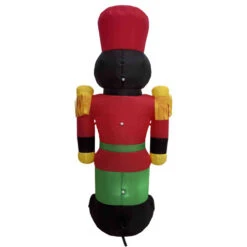 Northlight LED Lighted Inflatable Soldier Nutcracker Outdoor Christmas Decoration - 4.25' -Northlight Christmas northlight rp96515 04 79920.1726279108