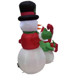 Northlight Lighted Inflatable Family Of Snowman Outdoor Christmas Decoration - 4' 12 Northlight Lighted Inflatable Family Of Snowman Outdoor Christmas Decoration - 4' -Northlight Christmas northlight rp96522 03 99804.1726279105