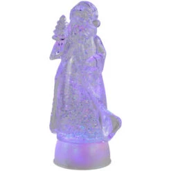LED Lighted Color Changing Acrylic Santa Claus Christmas Decoration - 10" 14 LED Lighted Color Changing Acrylic Santa Claus Christmas Decoration - 10" -Northlight Christmas northlight y94772 04 56333.1701883375