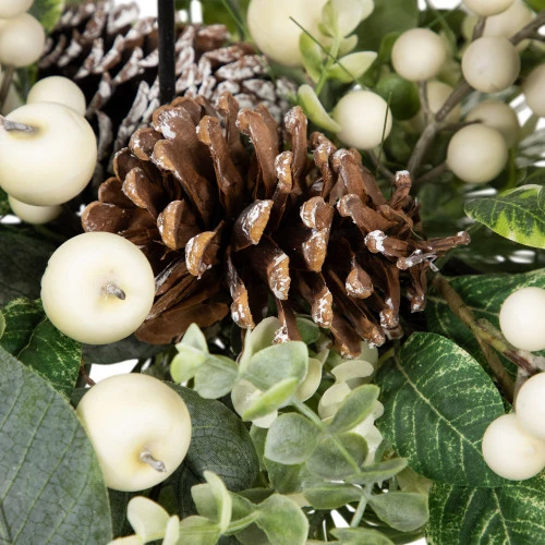 Berries And Eucalyptus Artificial Christmas Candle Holder - 42" 9 Berries And Eucalyptus Artificial Christmas Candle Holder - 42" - Image 7