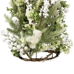 Northlight Glittered Berries And Pine Artificial Cone Christmas Tree - 27" -Northlight Christmas northlight yk96753 03 06353.1722387413