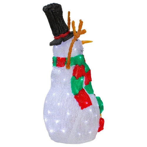 Northlight Lighted Commercial Grade Acrylic Snowman Outdoor Christmas Decoration - 23" 5 Northlight Lighted Commercial Grade Acrylic Snowman Outdoor Christmas Decoration - 23" - Image 3