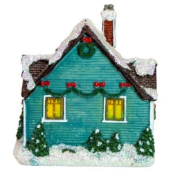 Northlight LED Lighted Snowy House Christmas Village Decoration - 5.5" - Green 11 Northlight LED Lighted Snowy House Christmas Village Decoration - 5.5" - Green -Northlight Christmas northlight20dw92544 3 74999.1665000982