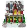 Northlight LED Lighted Snowy House Christmas Village Decoration - 5" - Red -Northlight Christmas northlight20dw92547 5 78997.1665610756