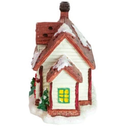Northlight LED Lighted Snowy Cottage House Christmas Village Decoration - 6.5" -Northlight Christmas northlight20dw92548 2 51946.1665610431