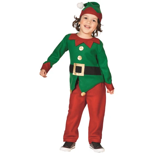 Northlight 24" Red And Green Elf Boy's Costume With A Christmas Santa Hat - 4-6 Years 3 Northlight 24" Red And Green Elf Boy's Costume With A Christmas Santa Hat - 4-6 Years