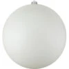Northlight Matte Shatterproof Commercial Christmas Ball Ornament - 10" (250mm) - Winter White -Northlight Christmas northlight20lj35478 96509.1595942311